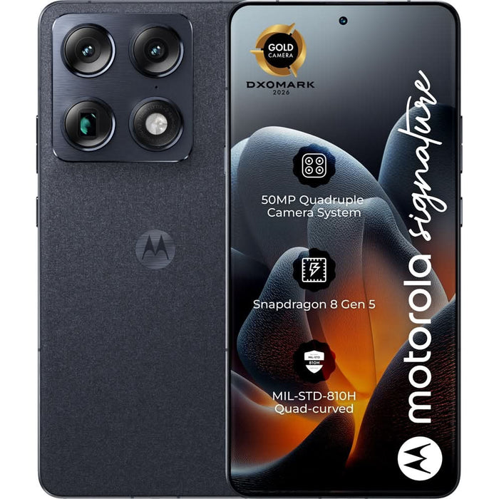 Telefon MOTOROLA Signature, 512GB, 16GB RAM, Dual SIM, Carbon - WALTI WALTI