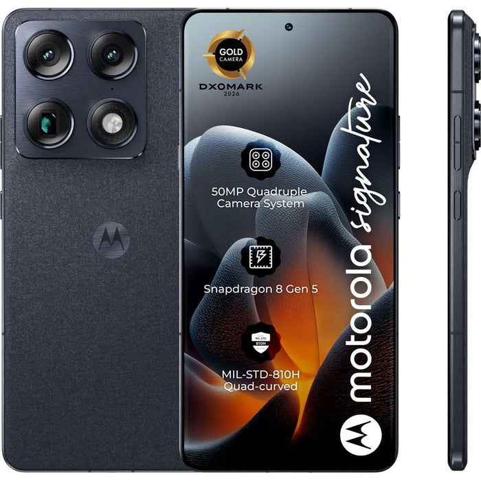 Telefon MOTOROLA Signature, 512GB, 16GB RAM, Dual SIM, Carbon - WALTI WALTI
