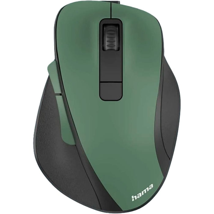 Mouse Wireless HAMA MW-500 Recharge, 1600 dpi, verde WALTI