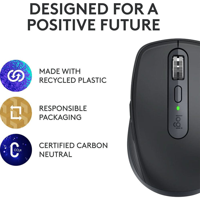 Mouse Wireless LOGITECH MX Anywhere 3S, 8000 dpi, negru WALTI