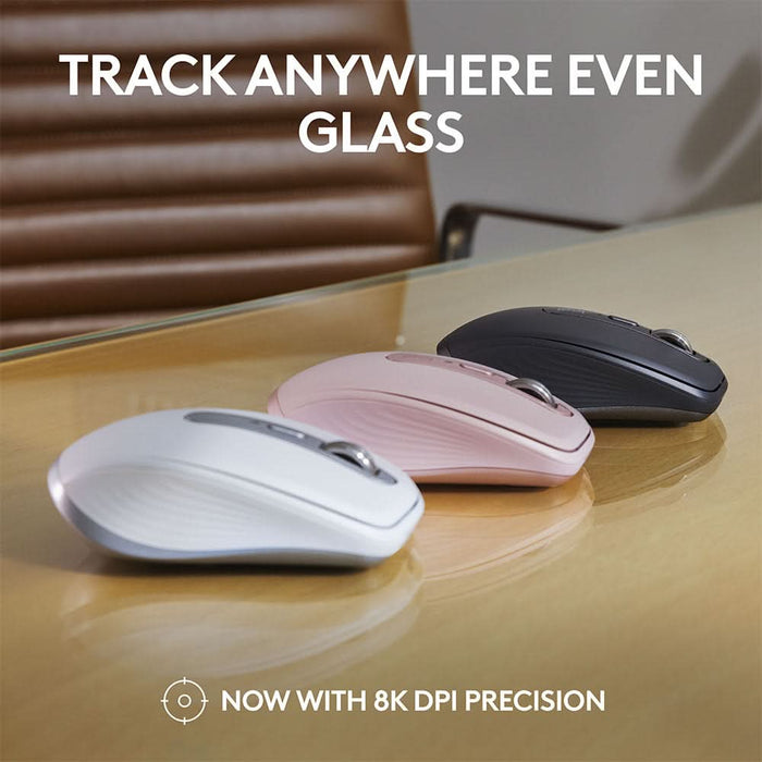 Mouse Wireless LOGITECH MX Anywhere 3S, 8000 dpi, negru WALTI