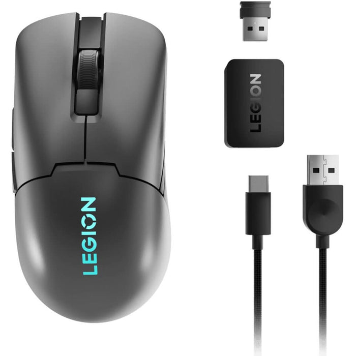 Mouse Gaming LENOVO Legion M600s Qi, Dual Mode, 19000 dpi, gri inchis WALTI