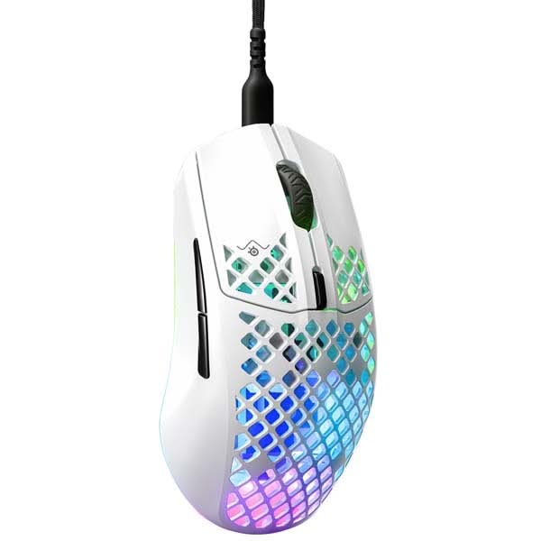 Mouse Gaming STEELSERIES Aerox 3 Edition Snow, 8500 dpi, alb WALTI
