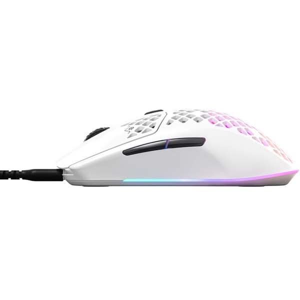 Mouse Gaming STEELSERIES Aerox 3 Edition Snow, 8500 dpi, alb WALTI