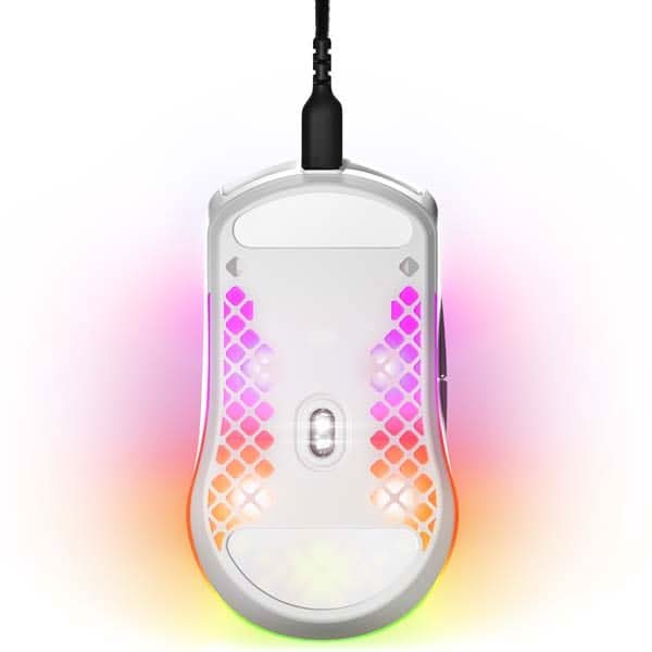 Mouse Gaming STEELSERIES Aerox 3 Edition Snow, 8500 dpi, alb WALTI