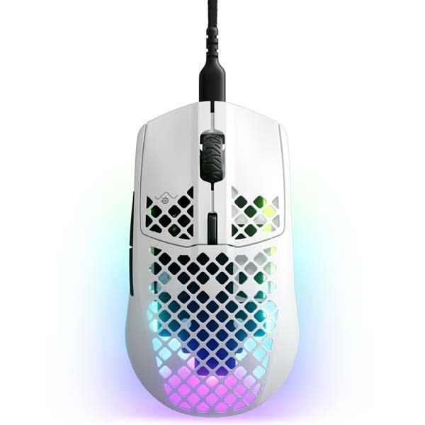 Mouse Gaming STEELSERIES Aerox 3 Edition Snow, 8500 dpi, alb WALTI