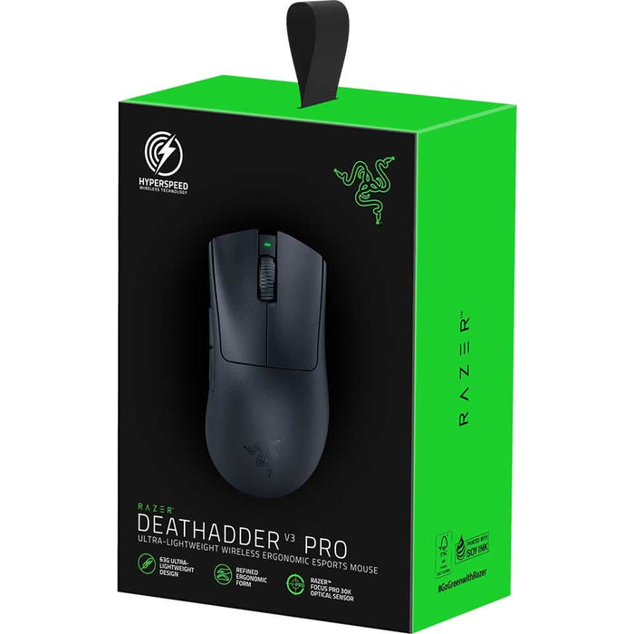 Mouse Gaming Wireless RAZER DeathAdder V3 Pro, Dual-Mode, 30000 dpi, negru WALTI