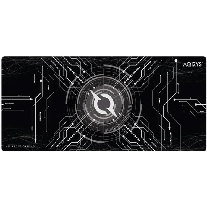 Mouse Pad Gaming AQIRYS Gruis Extra Large, negru-alb WALTI