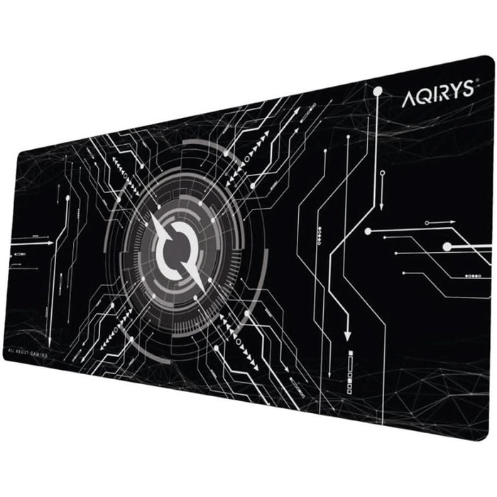 Mouse Pad Gaming AQIRYS Gruis Extra Large, negru-alb WALTI