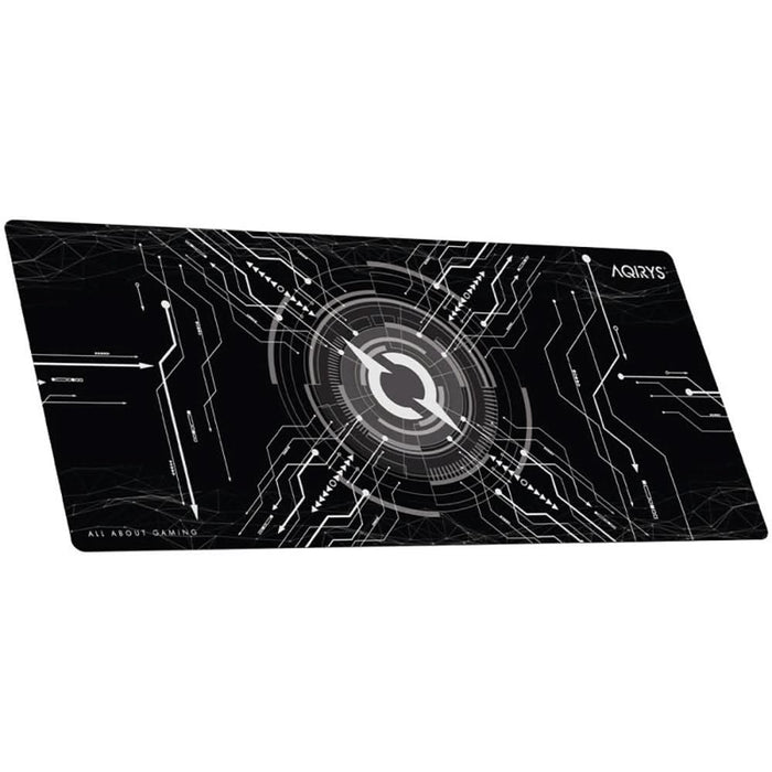Mouse Pad Gaming AQIRYS Gruis Extra Large, negru-alb WALTI