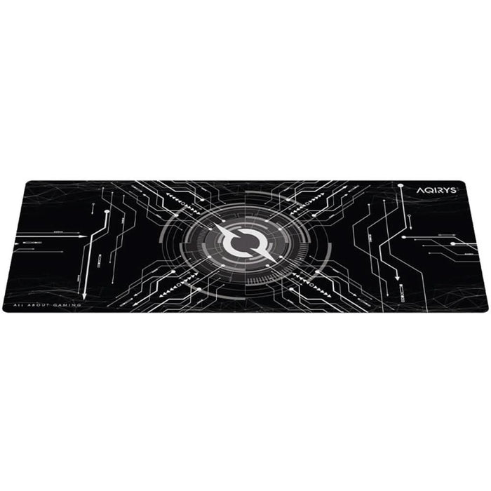 Mouse Pad Gaming AQIRYS Gruis Extra Large, negru-alb WALTI