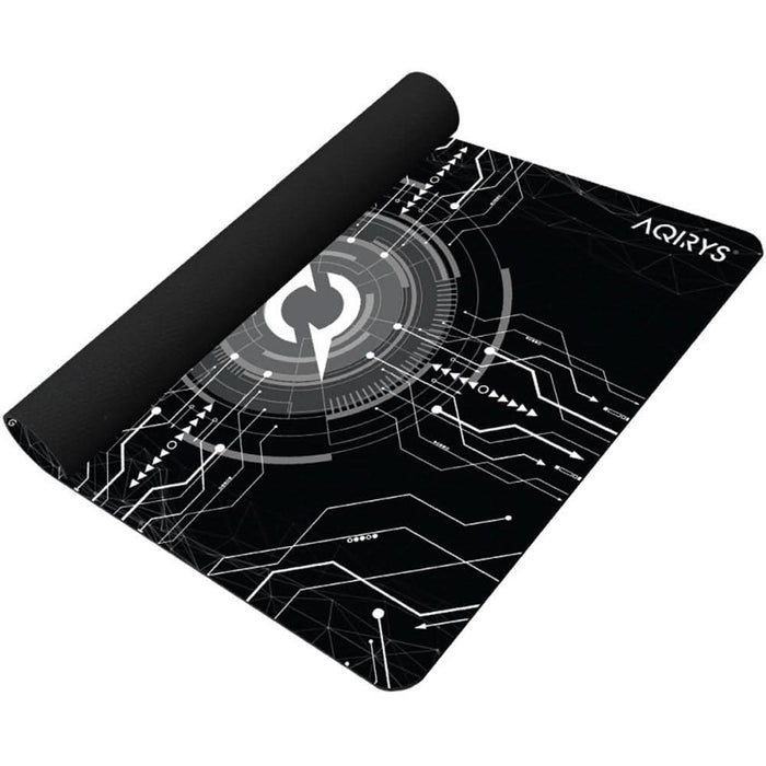 Mouse Pad Gaming AQIRYS Gruis Extra Large, negru-alb WALTI