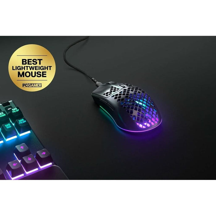 Mouse Gaming STEELSERIES Aerox 3 Onyx (2022), 8500 dpi, negru WALTI