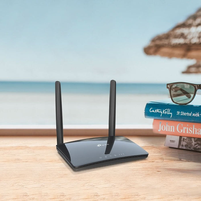 Router Wireless TP-LINK MR402 AC1200, Wi-Fi 5, Dual-Band 300 + 867 Mbps, 4G LTE Nano SIM, negru WALTI