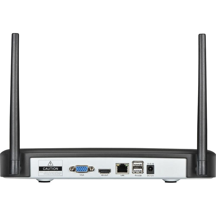 Kit de supraveghere video HOMEGUARD HGNVK109104, 5 Mp, 4 camere, 2880p, Wi-Fi, 10 canale, negru WALTI