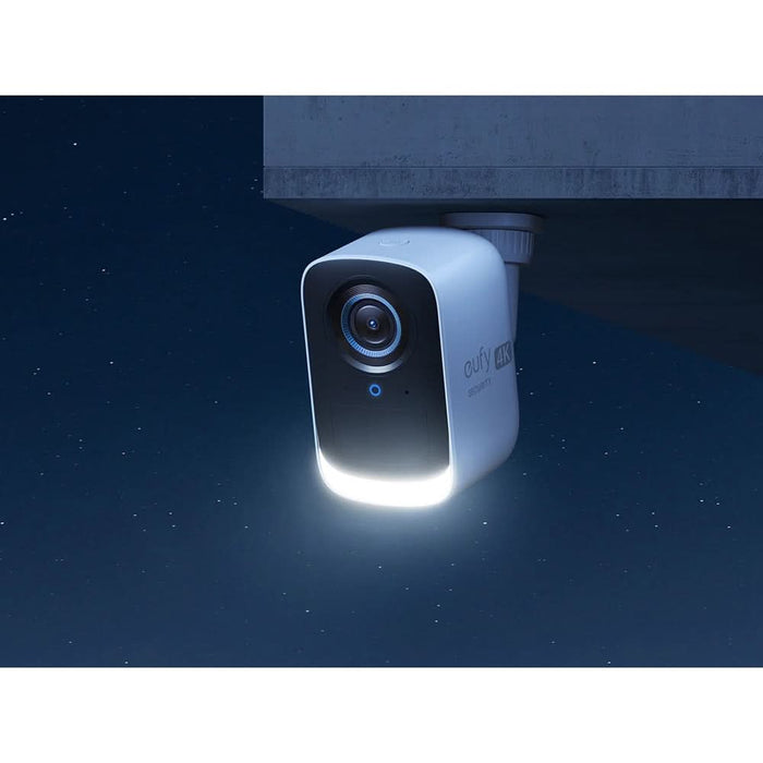 Kit supraveghere video eufyCam 3C S300, 4K Ultra HD, 2 camere, 4K Ultra HD, Wi-Fi, NightVision, 16 canale, alb WALTI