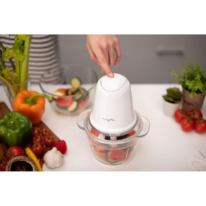 Mini tocator MYRIA MY4069, 1l, 500W, 2 trepte viteza, alb WALTI
