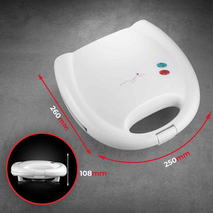 Sandwich maker MYRIA MY4108, 750W, alb WALTI