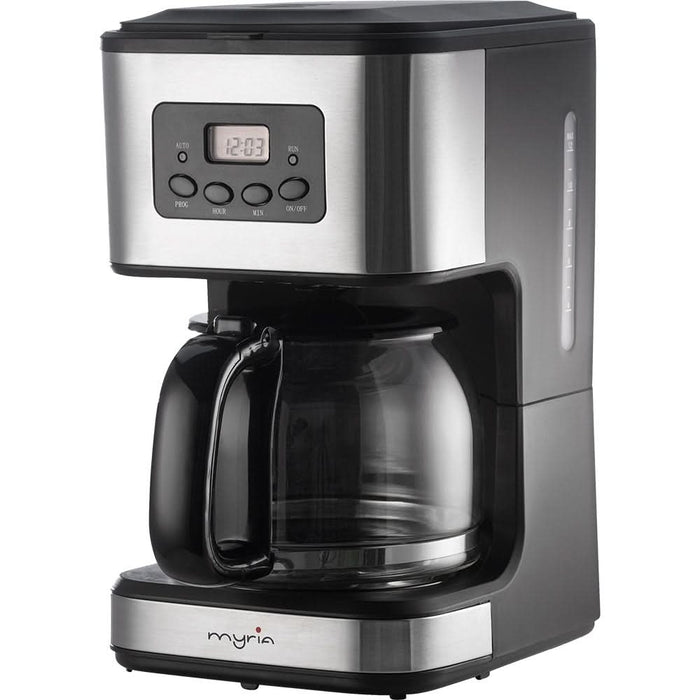 Cafetiera MYRIA MY4118, 1.5l, 900W, 12 cesti, negru-argintiu WALTI
