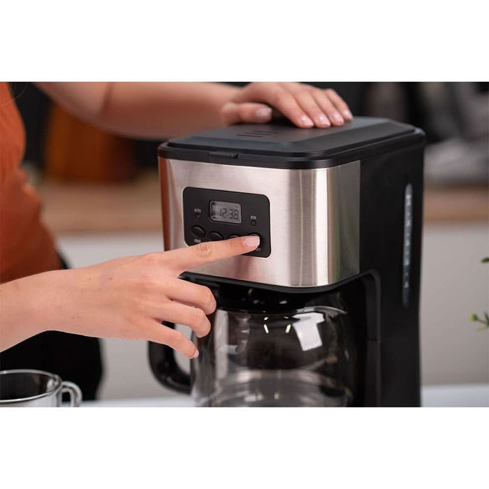 Cafetiera MYRIA MY4118, 1.5l, 900W, 12 cesti, negru-argintiu WALTI