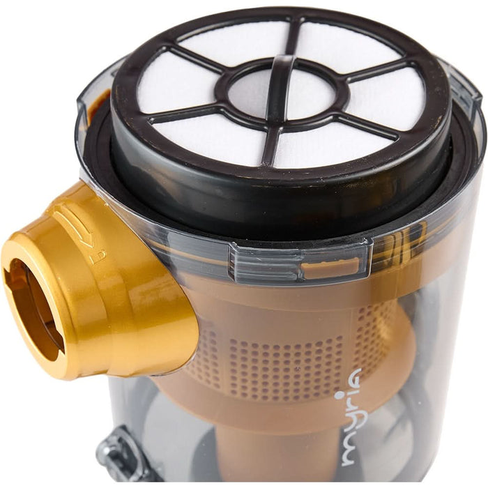 Aspirator fara sac MYRIA MY4558GD, 1.5l, 700W, 80dB, galben-negru WALTI