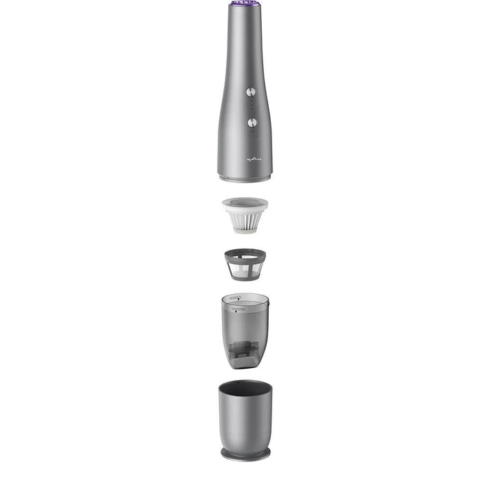Aspirator de mana MYRIA MY4571, 0.15l, 7.2V, autonomie max 12 min, gri inchis WALTI