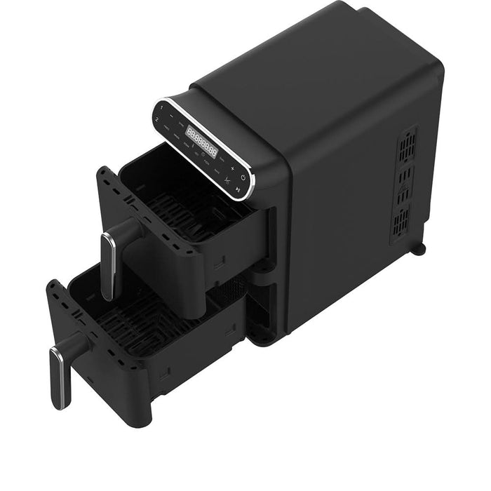 Friteuza cu aer cald dubla MYRIA MY4714, 11l, 2460W, negru WALTI