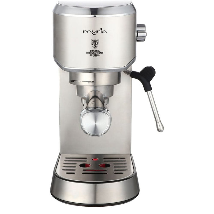 Espressor manual MYRIA MY4716FRF, 1l, 1450W, 15 bar, argintiu WALTI