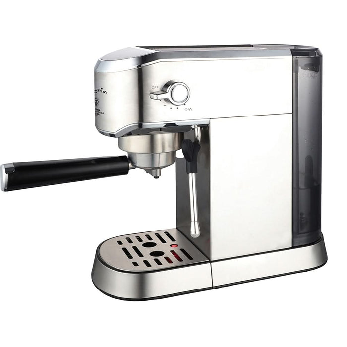 Espressor manual MYRIA MY4716FRF, 1l, 1450W, 15 bar, argintiu WALTI