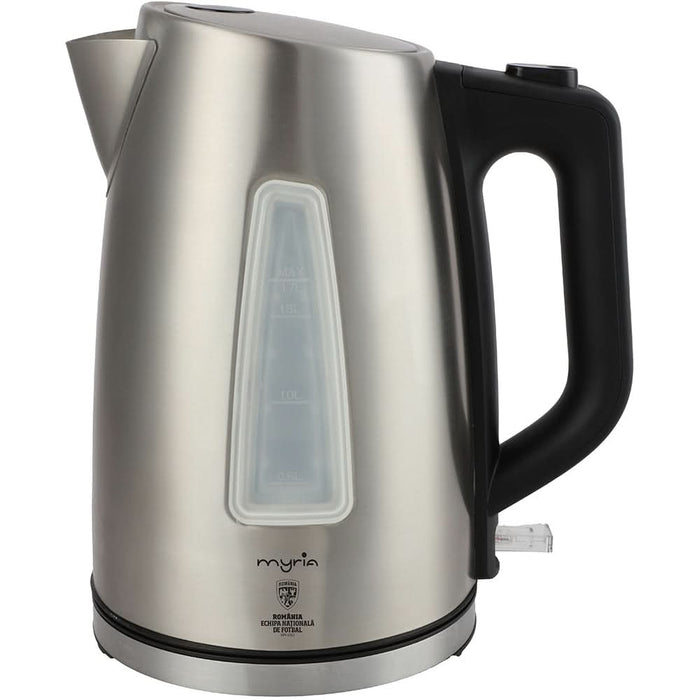 Fierbator apa MYRIA MY4717FRF, 1.7l, 2200W, argintiu-negru WALTI