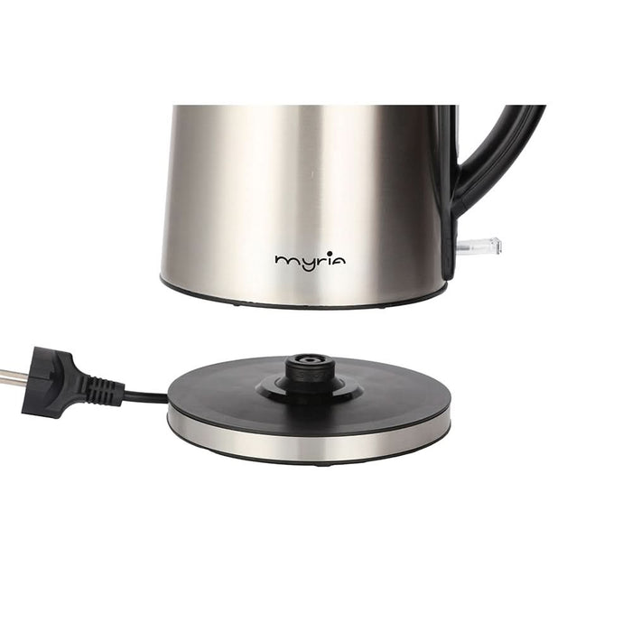 Fierbator apa MYRIA MY4718, 1.7l, 2200W, argintiu-negru - WALTI WALTI