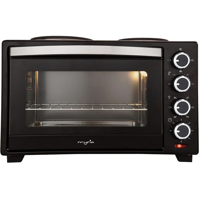 Cuptor electric MYRIA MY4721, 30l, 1600W, negru-argintiu WALTI