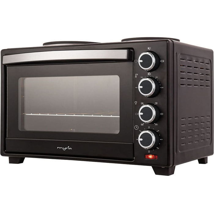 Cuptor electric MYRIA MY4721, 30l, 1600W, negru-argintiu WALTI
