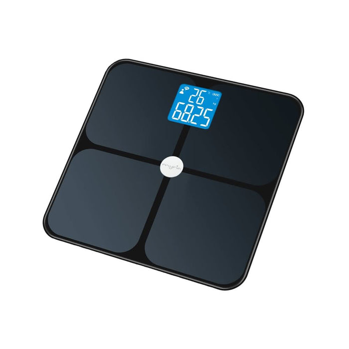 Cantar corporal MYRIA MY4922S, 180kg, electronic, sticla securizata, negru - WALTI WALTI