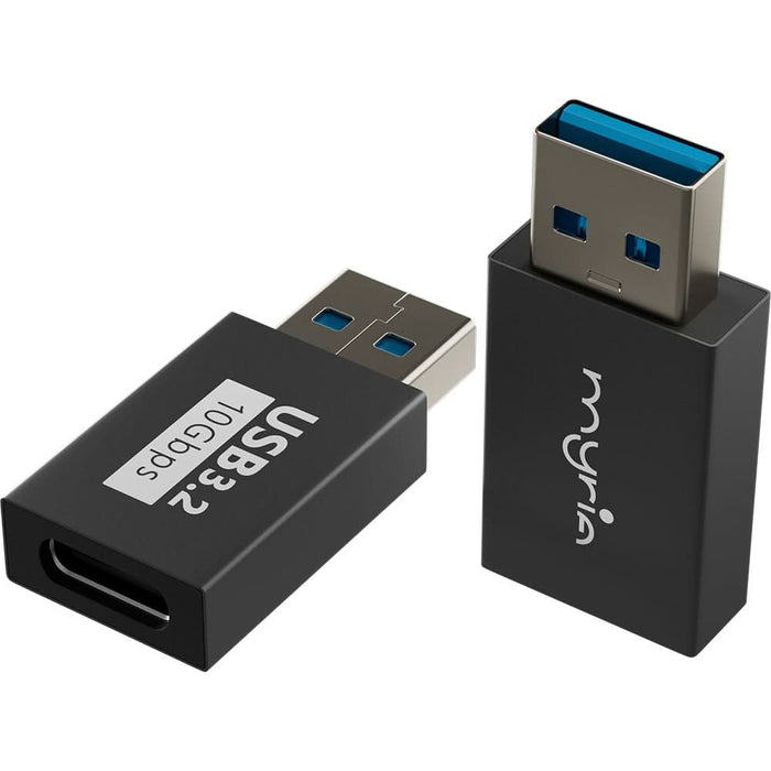 Adaptor USB-A - USB-C 3.2 MYRIA MY8089, negru WALTI