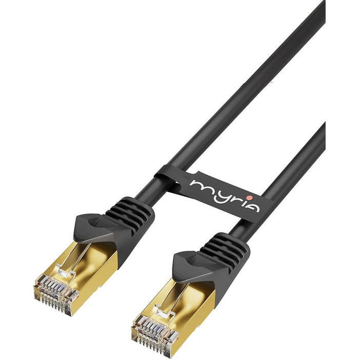 Cablu de retea Ethernet CAT8 MYRIA MY8091, 10m, negru WALTI