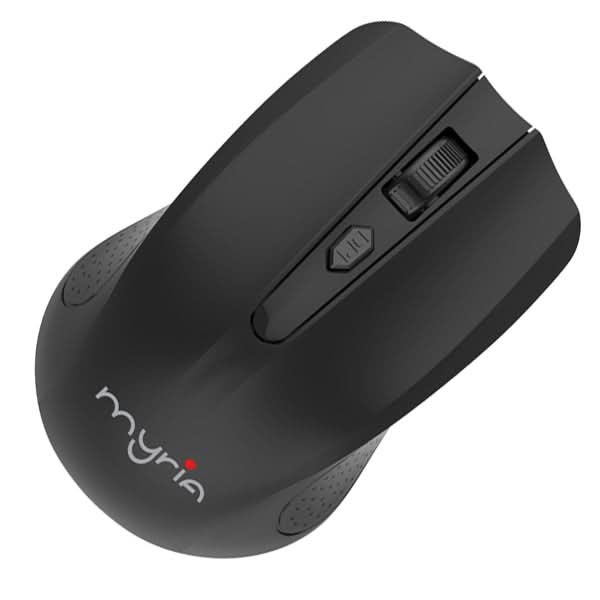 Mouse Wireless MYRIA MY8507, 1600 dpi, negru WALTI