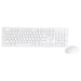 Kit tastatura si mouse Wireless MYRIA MY8520, USB, Layout INT, alb - WALTI WALTI