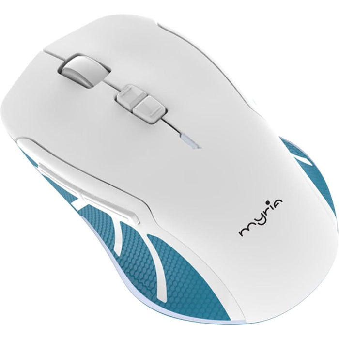 Mouse Wireless Myria MY8547BL, 2400dpi, alb-albastru WALTI