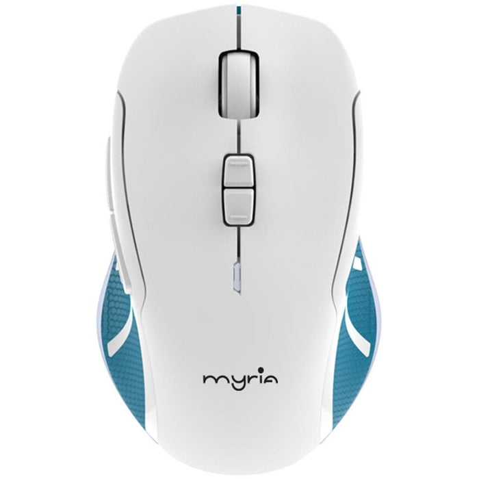 Mouse Wireless Myria MY8547BL, 2400dpi, alb-albastru WALTI