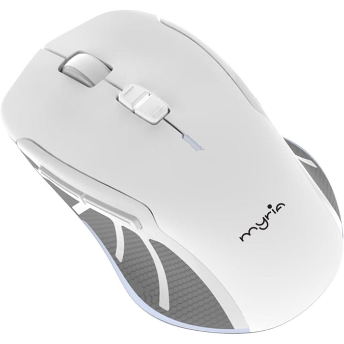 Mouse Wireless Myria MY8547GY, 2400dpi, alb-gri WALTI