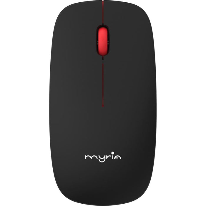 Kit tastatura si mouse Wireless MYRIA MY8549, USB, Layout INT, negru WALTI
