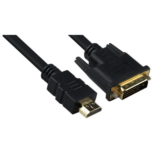 Cablu HDMI - DVI MYRIA MY8709, 3m, negru WALTI