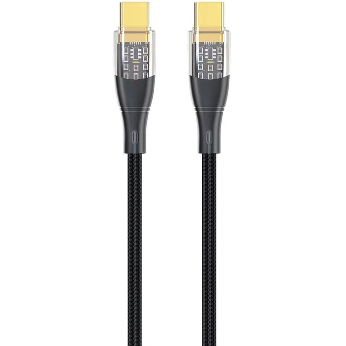 Cablu date Myria MY9099, USB-C - USB-C, 1m, negru WALTI