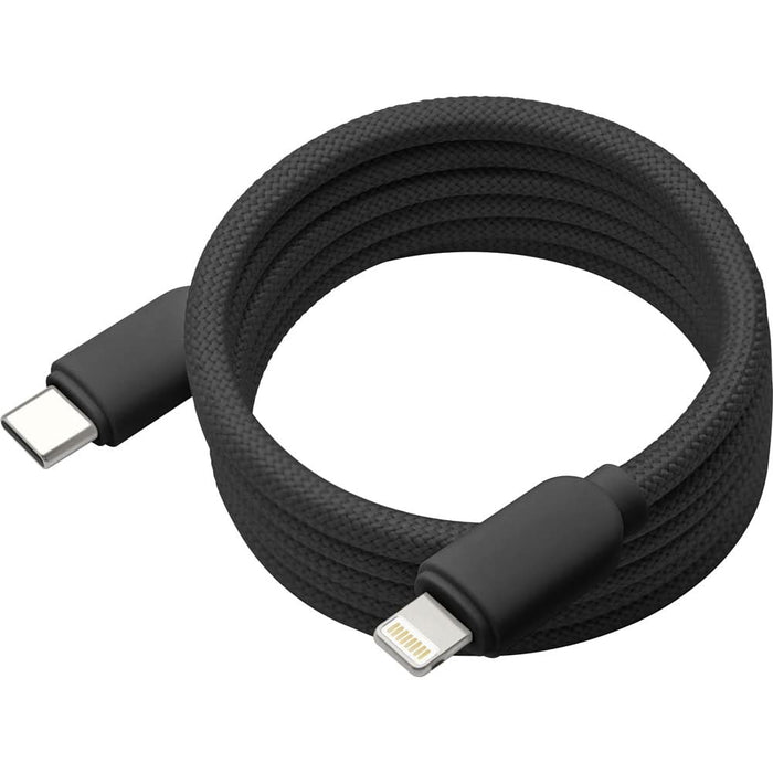 Cablu date MYRIA MY9108BK, USB-C - Lightning, 1m, negru WALTI