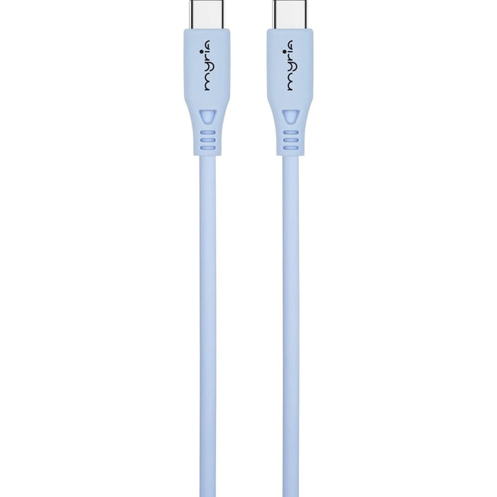 Cablu date MYRIA MY9109BL, USB-C - USB-C, 1m, albastru WALTI