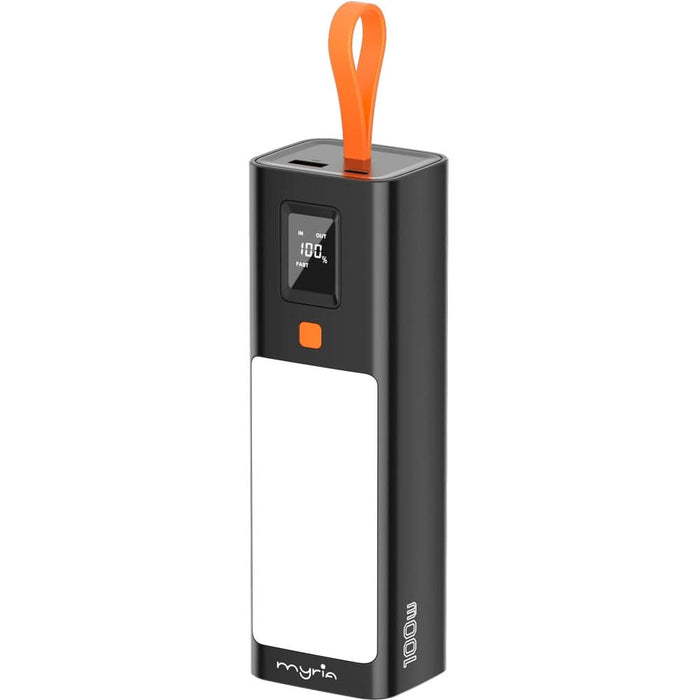 Baterie externa MYRIA MY9204, 20000mAh, 1x USB-A, 1x USB-C Power Delivery 100W, negru - WALTI WALTI