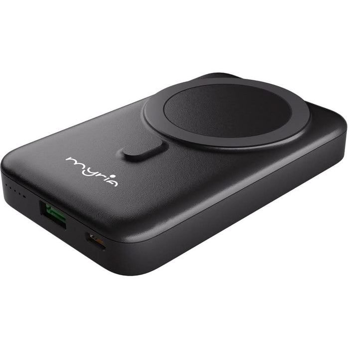 Baterie externa MYRIA MY9206, 10000mAh, 1x USB-A, 1x USB-C Power Delivery 20W, negru WALTI