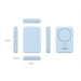 Baterie externa MYRIA MY9211BL, 10000 mAh, USB, magnetic, albastru - WALTI WALTI