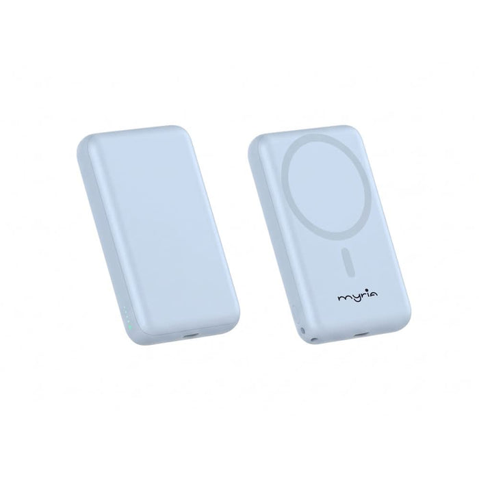 Baterie externa MYRIA MY9211BL, 10000 mAh, USB, magnetic, albastru - WALTI WALTI